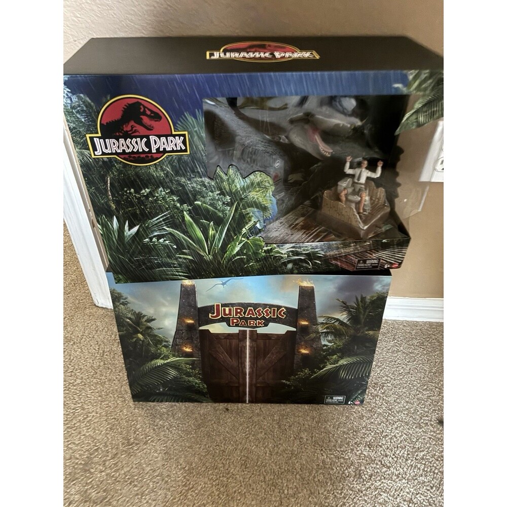 Jurassic Park World Hammond Collection Outhouse Chaos Set SDCC Exclusive Rare